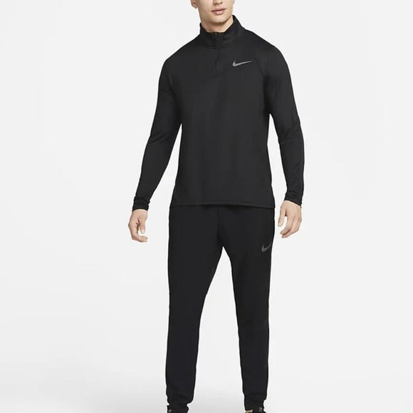 Nike Pro 1/4 Zip Hyper Dry Training Top. Brand New. Mens Size: Mediium & Large. - Picture 1 of 6